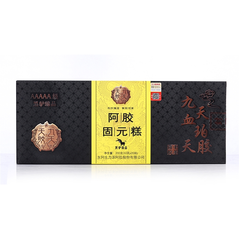 九天血珀天胶阿胶固元糕200克卡盒